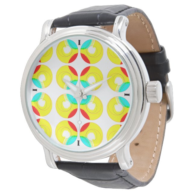 Cirkelend rond door.. horloge (Gekanteld)