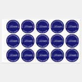 Cirkeletiket voor zakelijk artistieke kraker water labels (Vel)