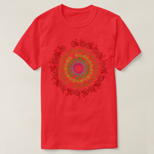 Cirkelfietscyclus T-shirt (Design voorkant)
