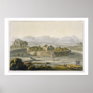 Cirkelfort van Cannar, Peru, uit Le Costum Poster