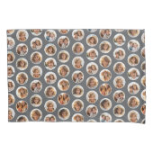 Cirkelfotopatroon - 12 Afbeeldingen - zwart Kussensloop (Voorkant)