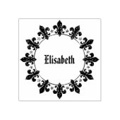 Cirkelgallen & sterren + JONGEREN Rubberstempel (Afrduk)