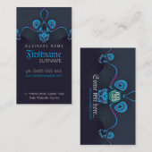 Cirkelgolven donkerder Visitekaartje (Voorkant / Achterkant)