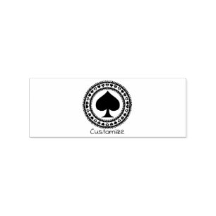 Cirkelharthart Zwart scherm Thunder_Cove Rubberstempel