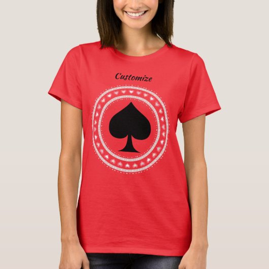 Cirkelharthart Zwart scherm Thunder_Cove T-shirt (Voorkant)