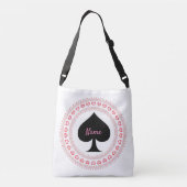 Cirkelhartspieren zwarte schoppen Thunder_Cove  Crossbody Tas (Achterkant)