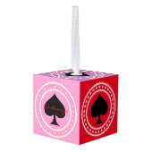 Cirkelhartspieren zwarte schoppen Thunder_Cove Decoratie (Achter hoekig)