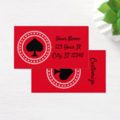 Cirkelhartspieren zwarte schoppen Thunder_Cove Visitekaartje (Bureau)