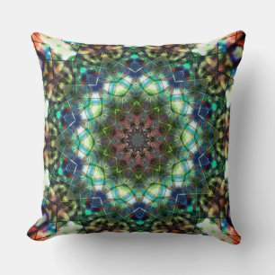 Cirkelkaleidoscoop, in acrylvorm kussen