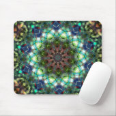 Cirkelkaleidoscoop, in acrylvorm muismat (Met muis)