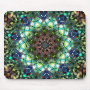 Cirkelkaleidoscoop, in acrylvorm muismat