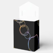 Cirkelketen regenboog bedankdoosjes (Geopend)