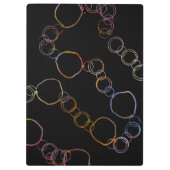 Cirkelketen regenboog klembord (Achterkant)