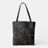 Cirkelketen regenboog tote bag (Achterkant)