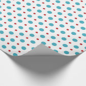 cirkelkleurige patronen cadeaupapier (Hoek)