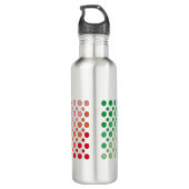 Cirkelkleurige waterflacon waterfles  (Achterkant)