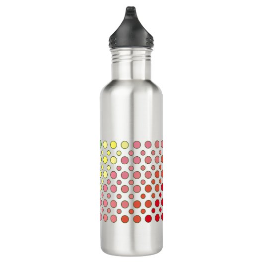 Cirkelkleurige waterflacon waterfles  (Rechts)