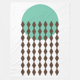 Cirkelkunst Fleece Deken