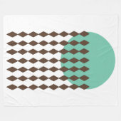 Cirkelkunst Fleece Deken (Voorkant (Horizontaal))