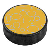 Cirkellussen op Sinaasappel Hockey Puck (3/4)