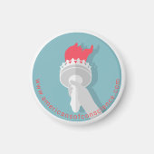 Cirkelmagneet (meerdere maten) magneet (Voorkant)