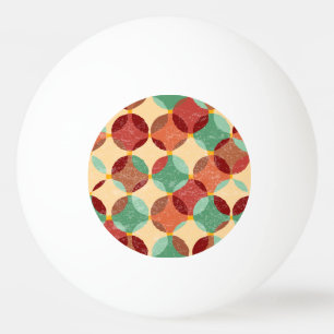 Cirkelmozaïekpatroon, geometrische illustratie. pingpongbal