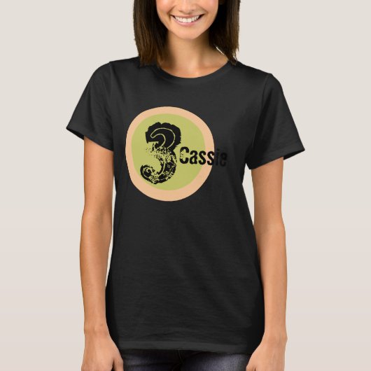 Cirkelnaam en leeftijd 3e verjaardag Tshirt (Voorkant)