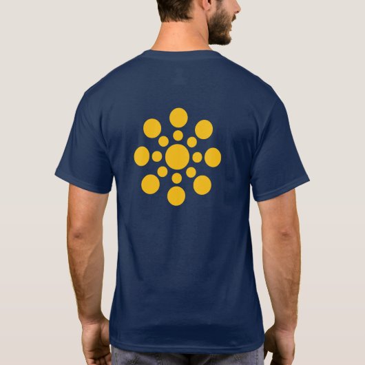 Cirkelontwerp. Leuk T-shirt (Achterkant)