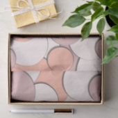Cirkelontwerp monochroom tissuepapier (Geschenk)