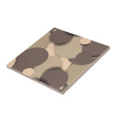 Cirkelontwerp Neutrals Tegeltje (Zijkant)