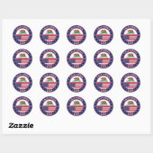 cirkelontwerp, ronde sticker (Vel)