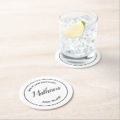 Cirkelontwerp - Speciaal uitgeruste wasdrogebrand Ronde Kartonnen Onderzetter (Insitu)