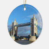 Cirkelornament-Tower Bridge Londen Keramisch Ornament (Links)