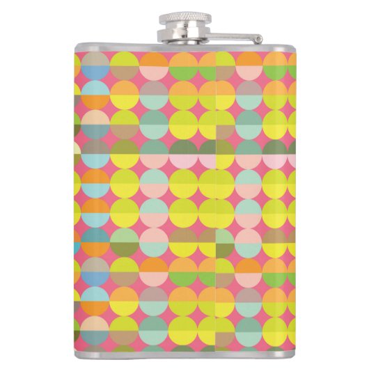 cirkelpatronen heupfles (Achterkant)