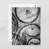 Cirkelpatronen in brrick bij Sacre Couer Briefkaart (Voorkant / Achterkant)