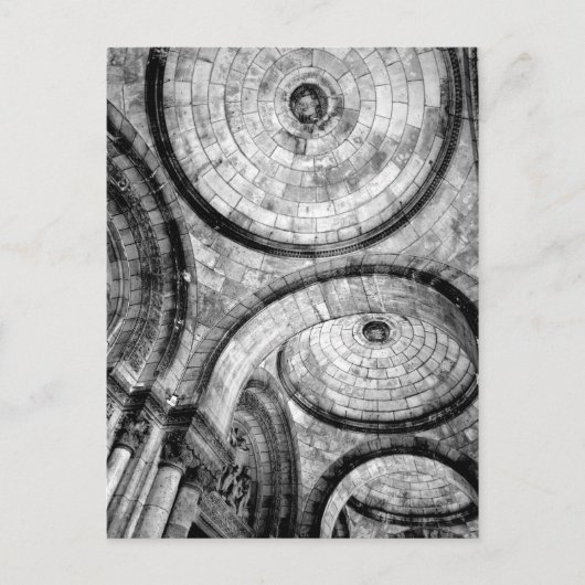 Cirkelpatronen in brrick bij Sacre Couer Briefkaart (Voorkant)