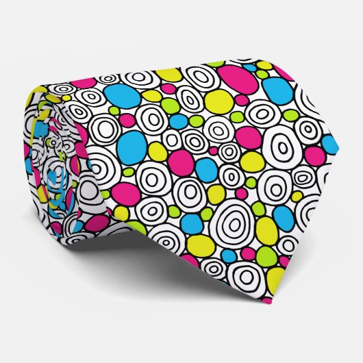 Cirkelpatroon 210819 - Kleuren 01 Stropdas (Opgerold)