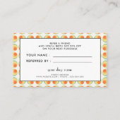  cirkelpatroon aanbevelingskaartje (Achterkant)