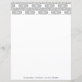 cirkelpatroon - Aangepast papierblad (Voorkant)