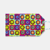 cirkelpatroon cadeaulabel (Voorkant (Horizontaal))