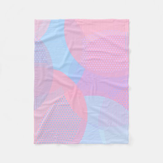 Cirkelpatroon Fleece Deken (Voorkant)