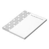  cirkelpatroon Gepersonaliseerd Notitieblok (Linkerzijde)