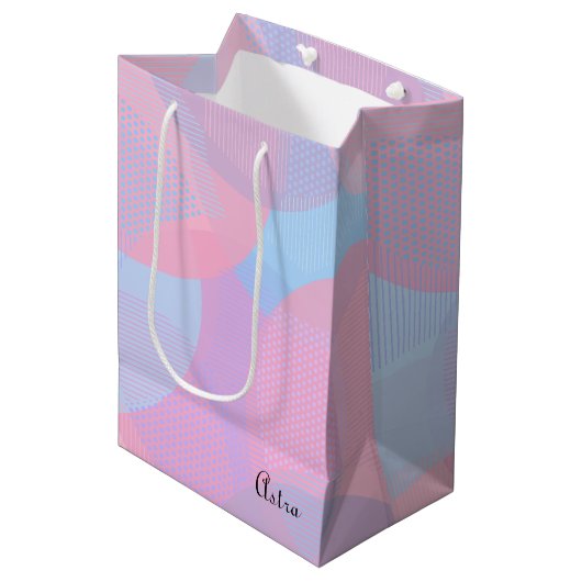 Cirkelpatroon grote cadeautas (Voorkant Gekanteld)