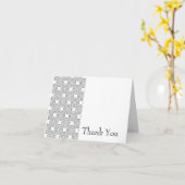 cirkelpatroon - Hartelijk dank Kaart (Gele Bloem)