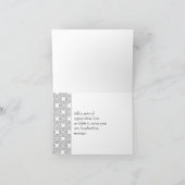 cirkelpatroon - Hartelijk dank Kaart (Binnen)