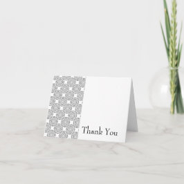  cirkelpatroon - Hartelijk dank Kaart