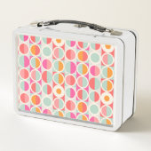 Cirkelpatroon Hot Pink Retro (Achterkant)