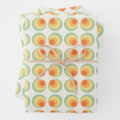  cirkelpatroon inpakpapier vel (In situ)