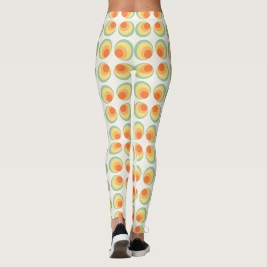  cirkelpatroon leggings (Achterkant)