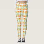 cirkelpatroon leggings<br><div class="desc">retro cirkels patroon,  met een esthetische 60s 70s.</div>